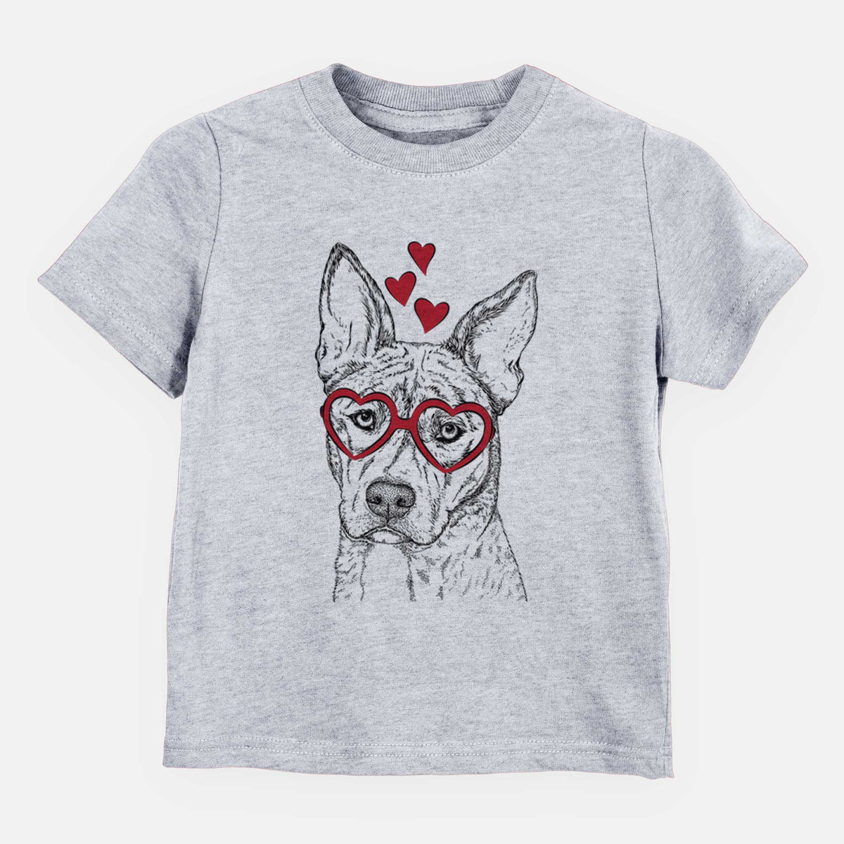 Valentine Leo the Ibizan Hound Bull Mastiff Mix - Kids/Youth/Toddler Shirt