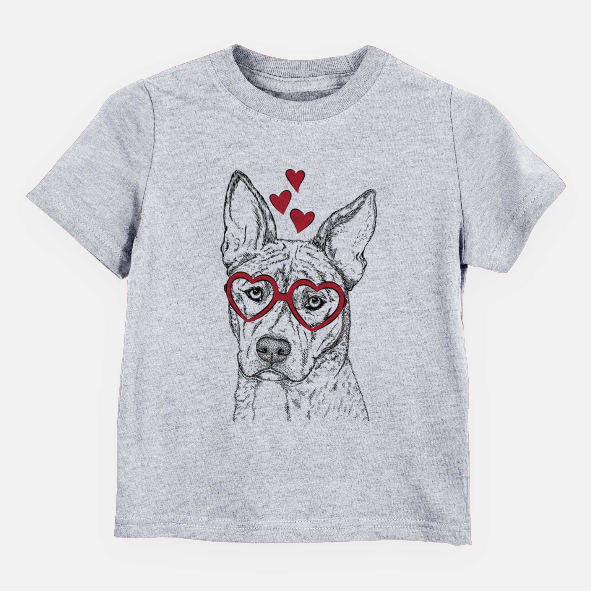 Valentine Leo the Ibizan Hound Bull Mastiff Mix - Kids/Youth/Toddler Shirt