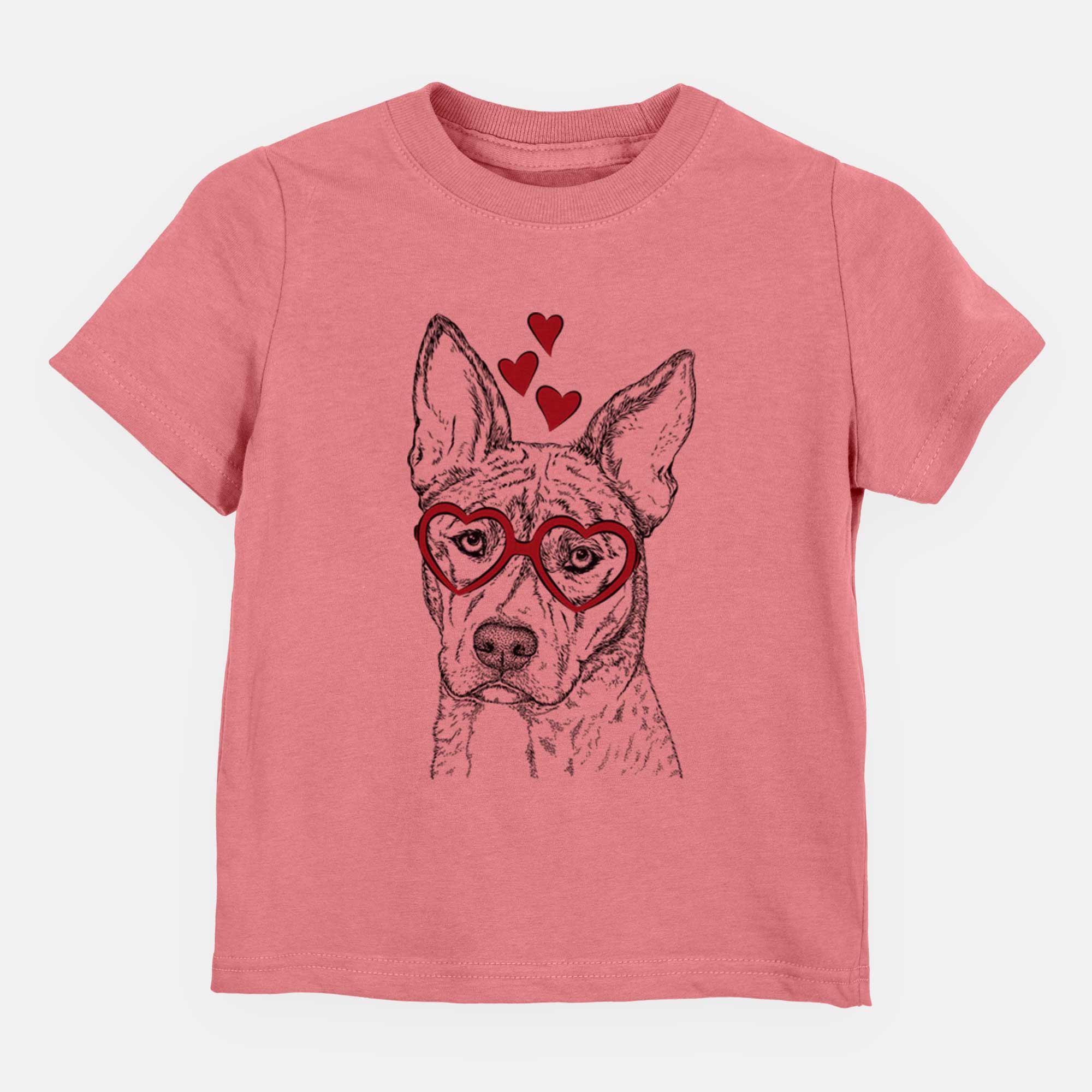 Valentine Leo the Ibizan Hound Bull Mastiff Mix - Kids/Youth/Toddler Shirt