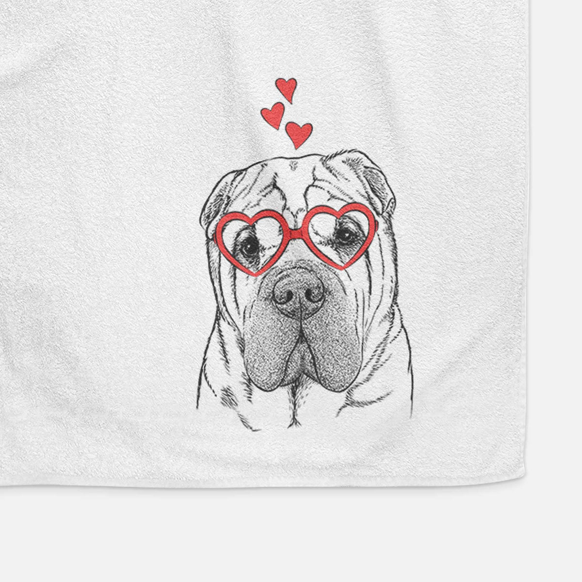 Lilly the Shar Pei Decorative Hand Towel