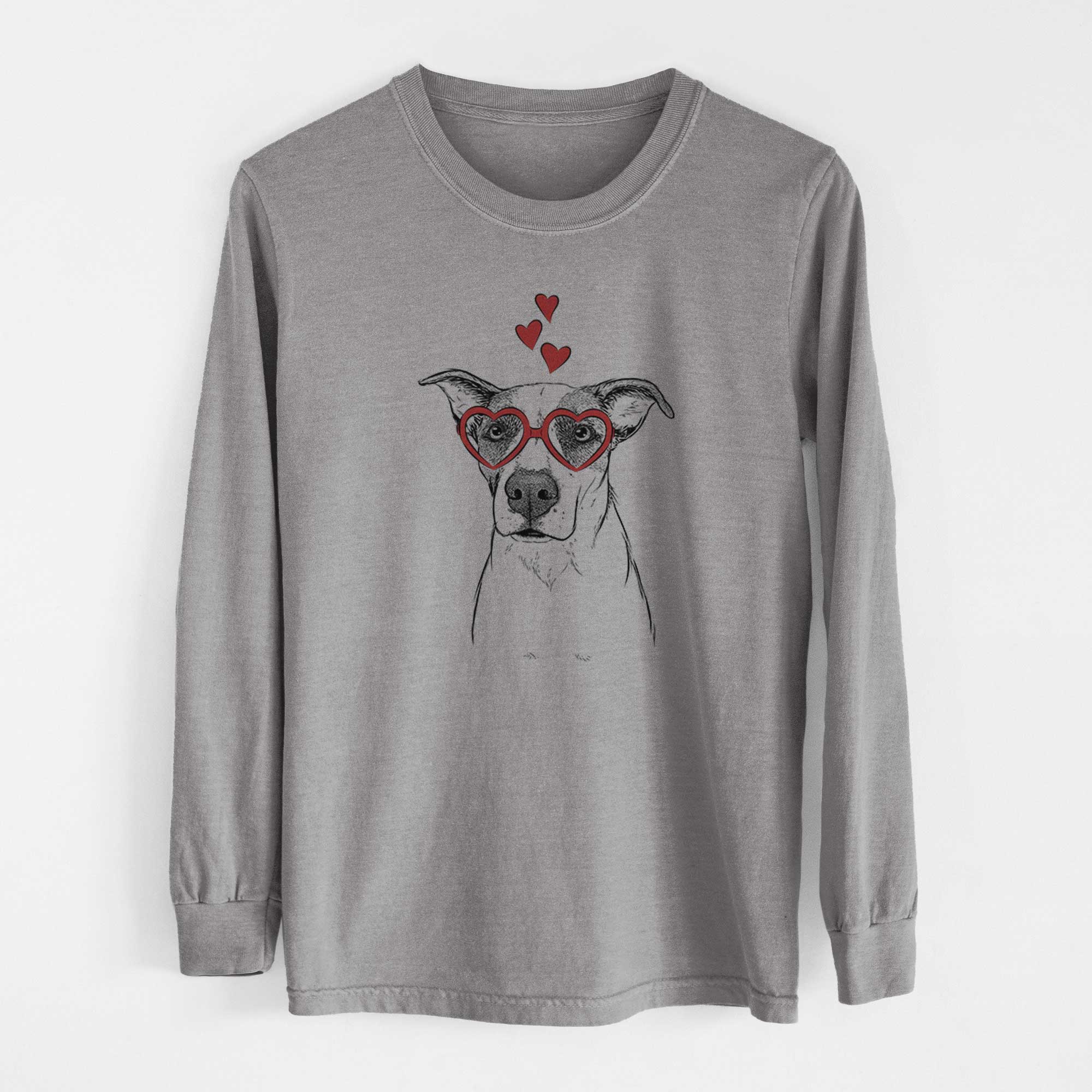 Valentine Lily the Mixed Breed - Heavyweight 100% Cotton Long Sleeve