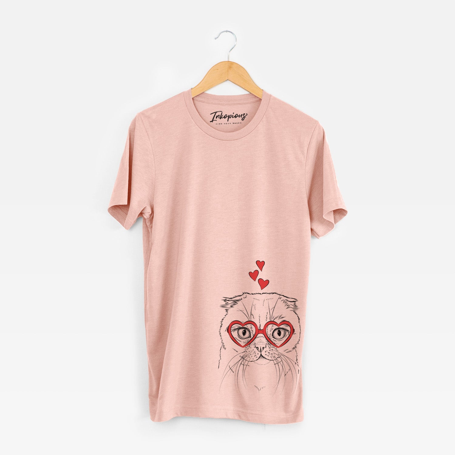 Valentine Lina the Exotic Fold Cat - Unisex Crewneck