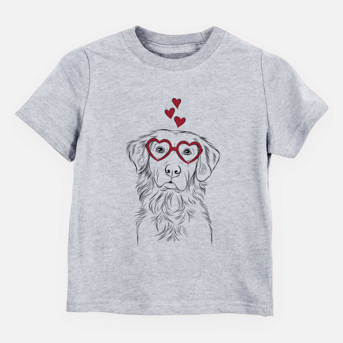 Valentine Linden the Golden Retriever - Kids/Youth/Toddler Shirt