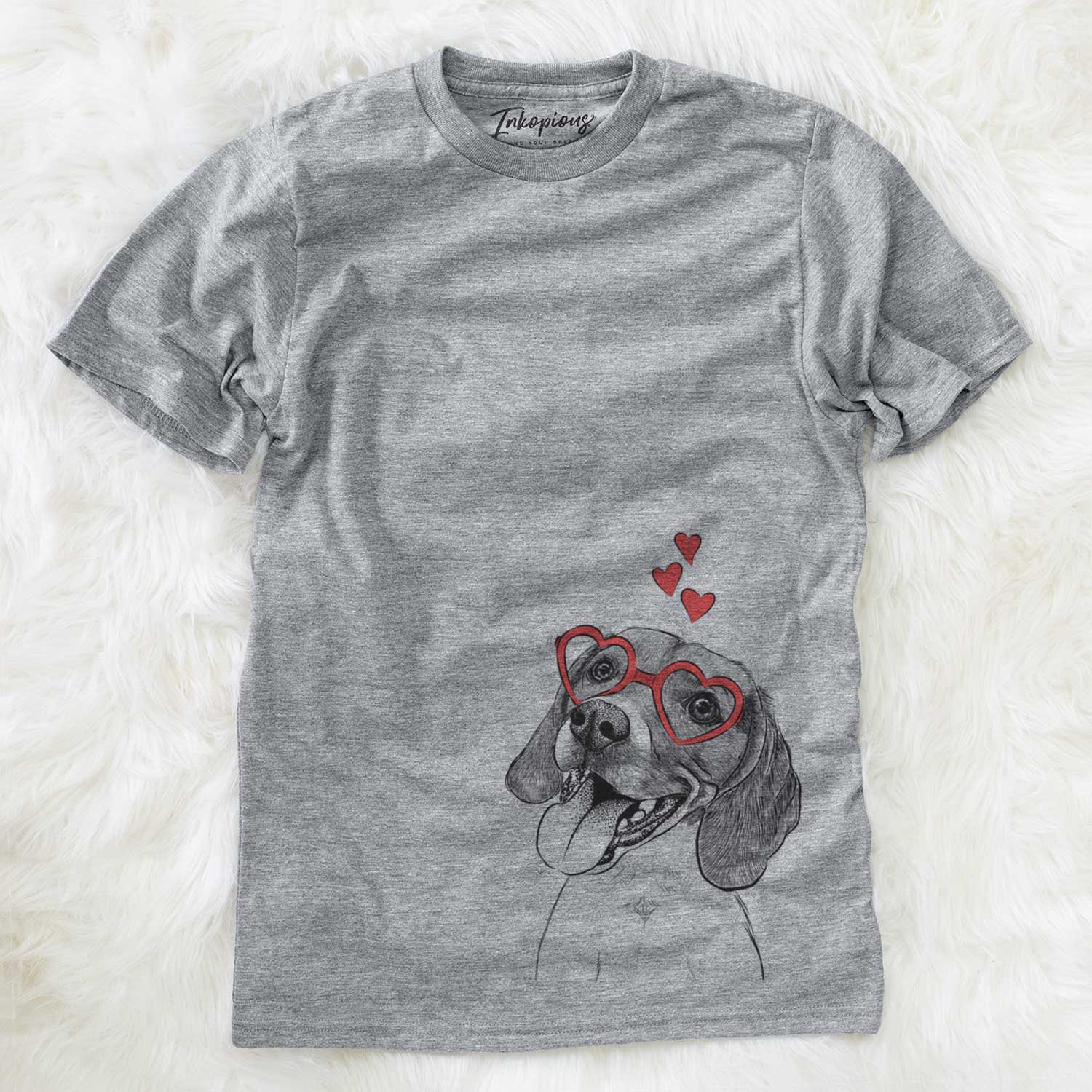 Valentine Little Bandit the Beagle - Unisex Crewneck