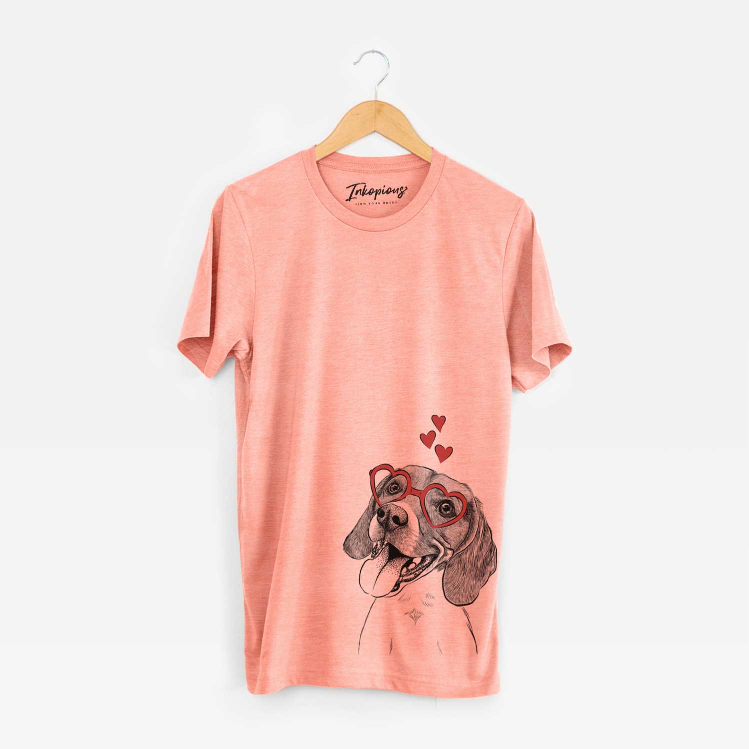 Valentine Little Bandit the Beagle - Unisex Crewneck