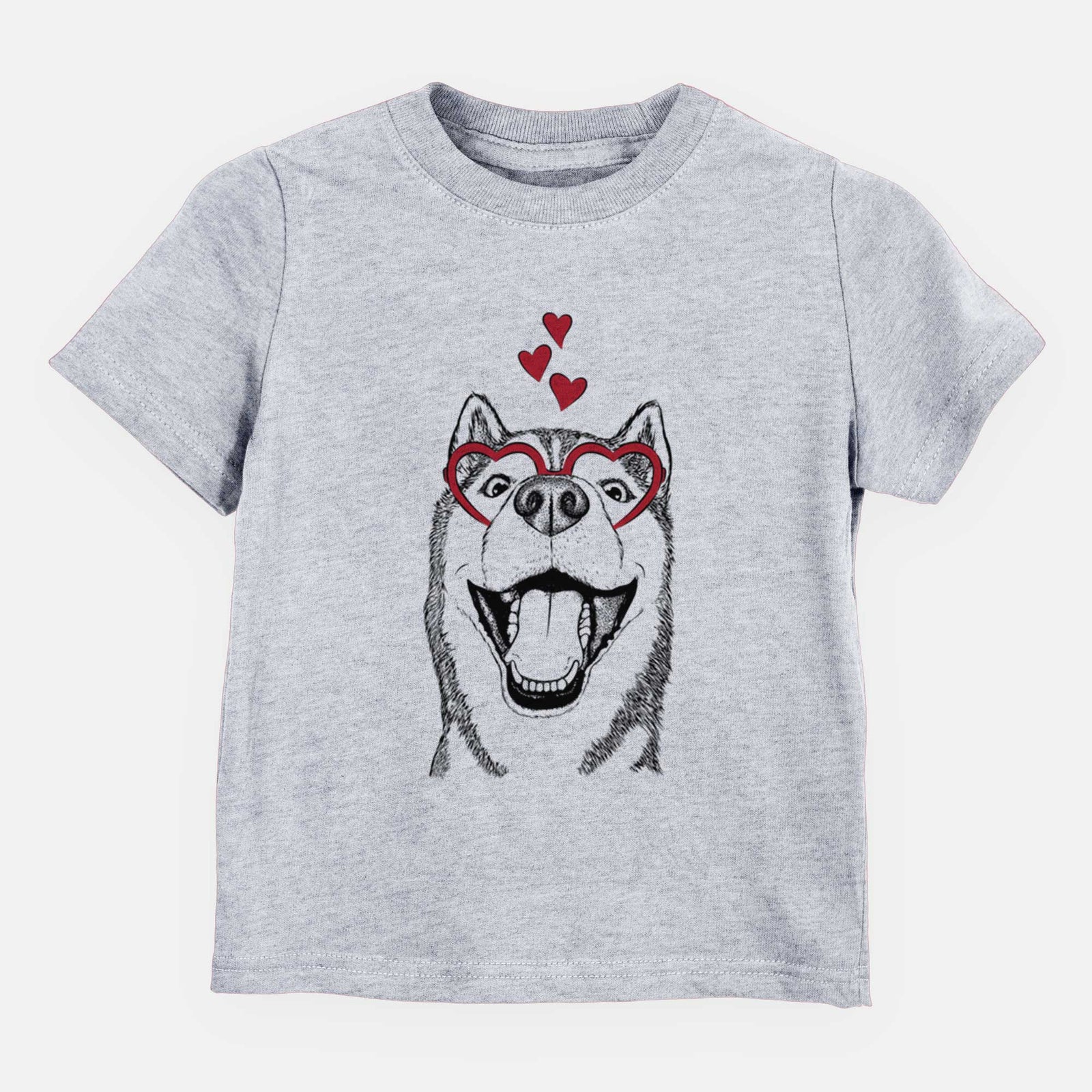 Valentine Little Country the Siberian Husky - Kids/Youth/Toddler Shirt