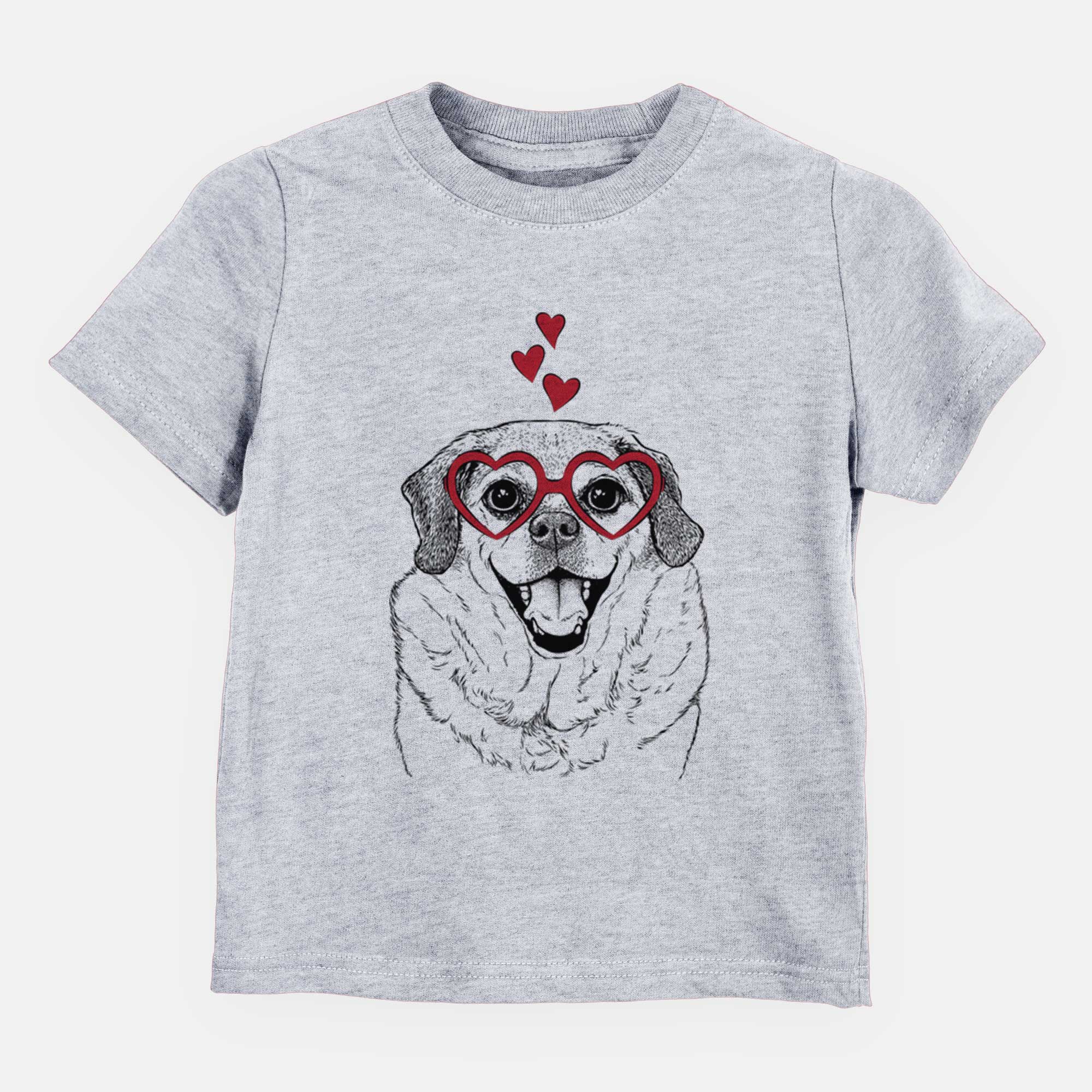 Valentine Little Man the Puggle - Kids/Youth/Toddler Shirt