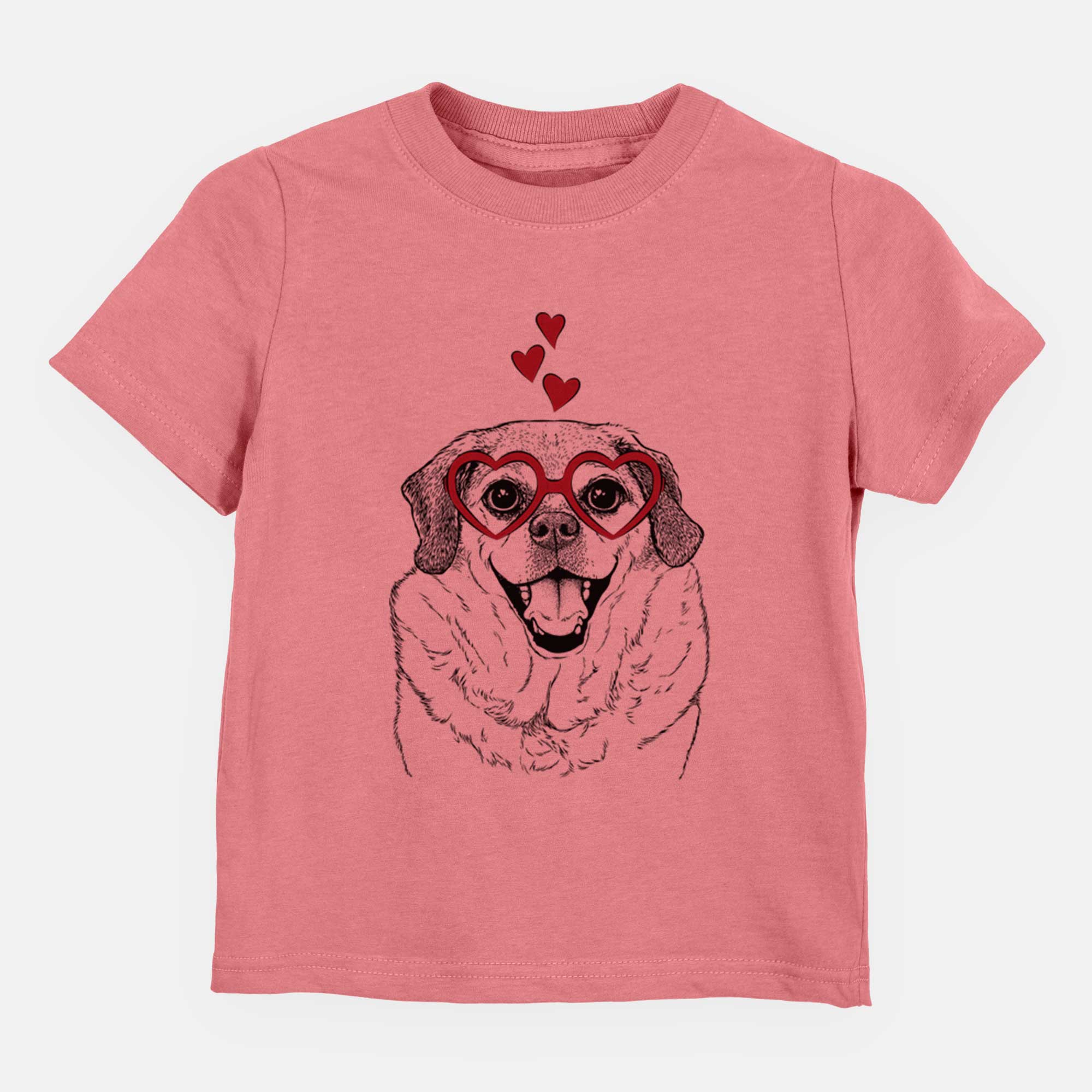 Valentine Little Man the Puggle - Kids/Youth/Toddler Shirt