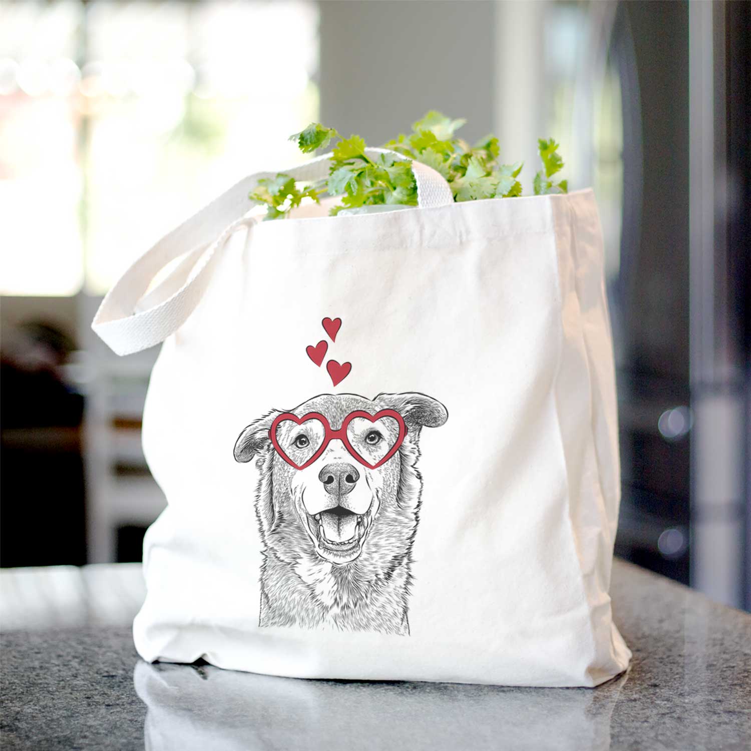 Logan the Rescue Mutt - Tote Bag