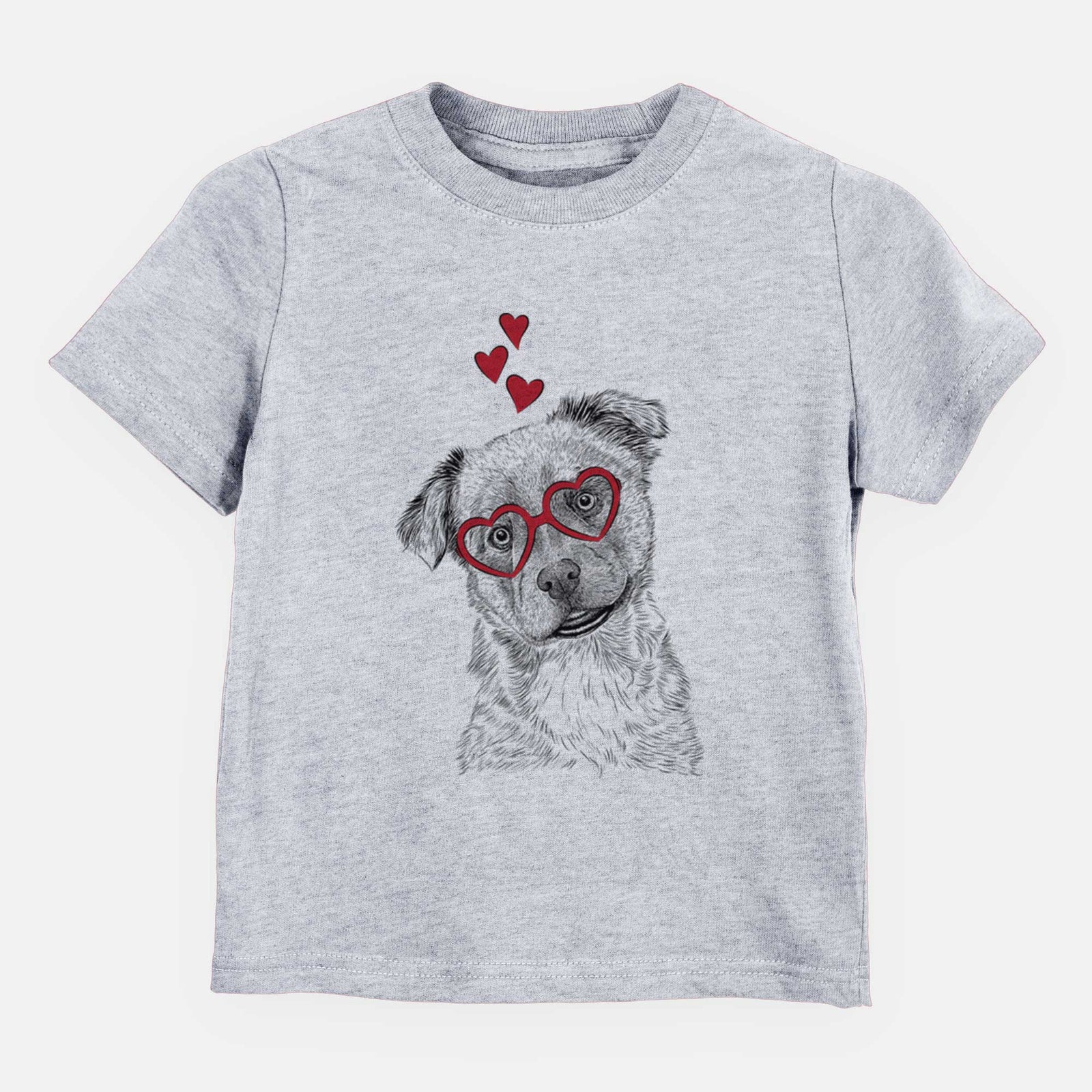 Valentine Loki Bear the Australian Cattle Dog Mix - Kids/Youth/Toddler Shirt