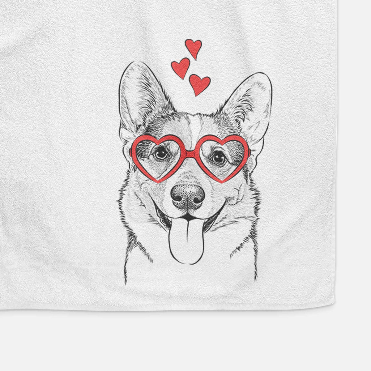 Loki the Corgi Decorative Hand Towel