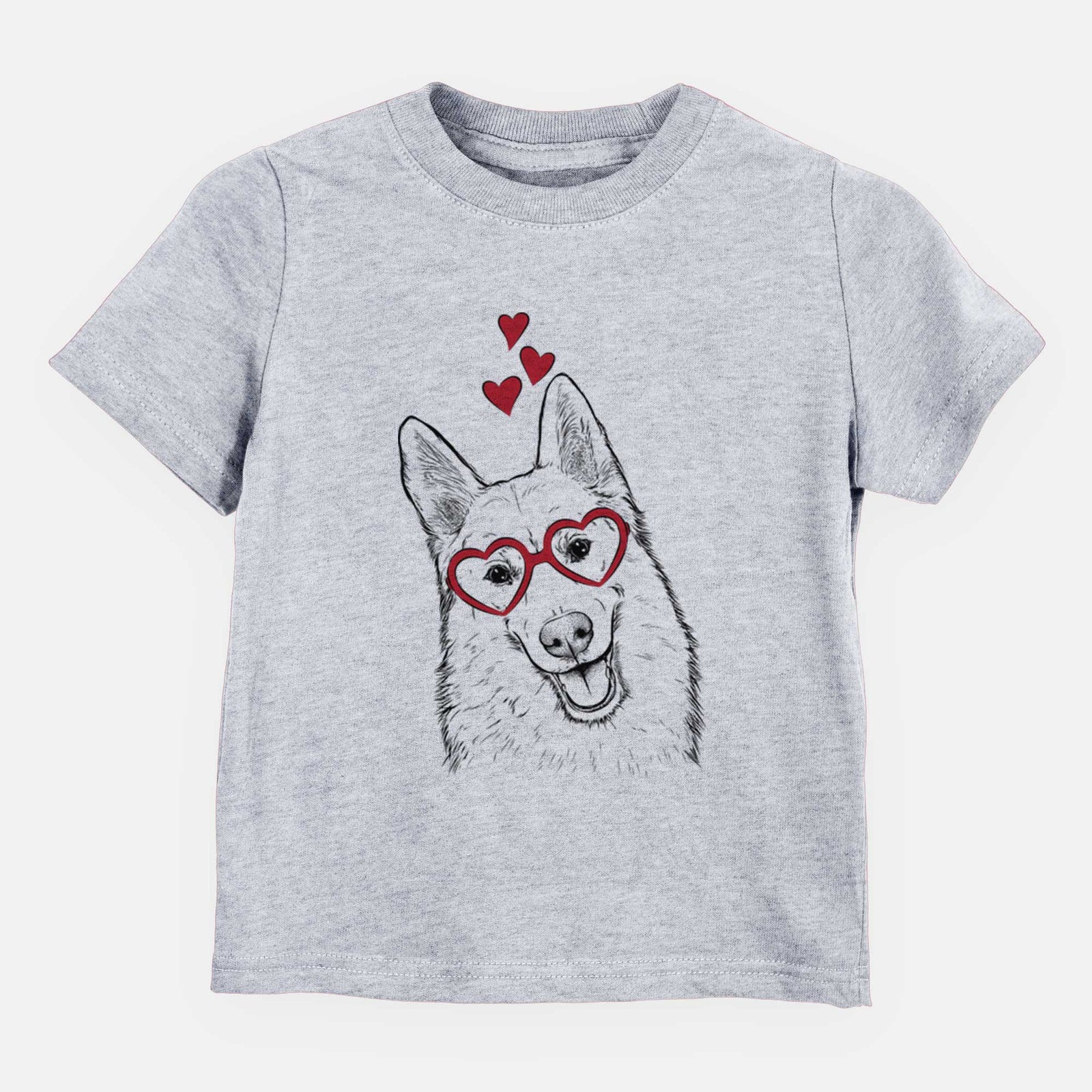 Valentine Loki the Husky Shepherd Mix - Kids/Youth/Toddler Shirt