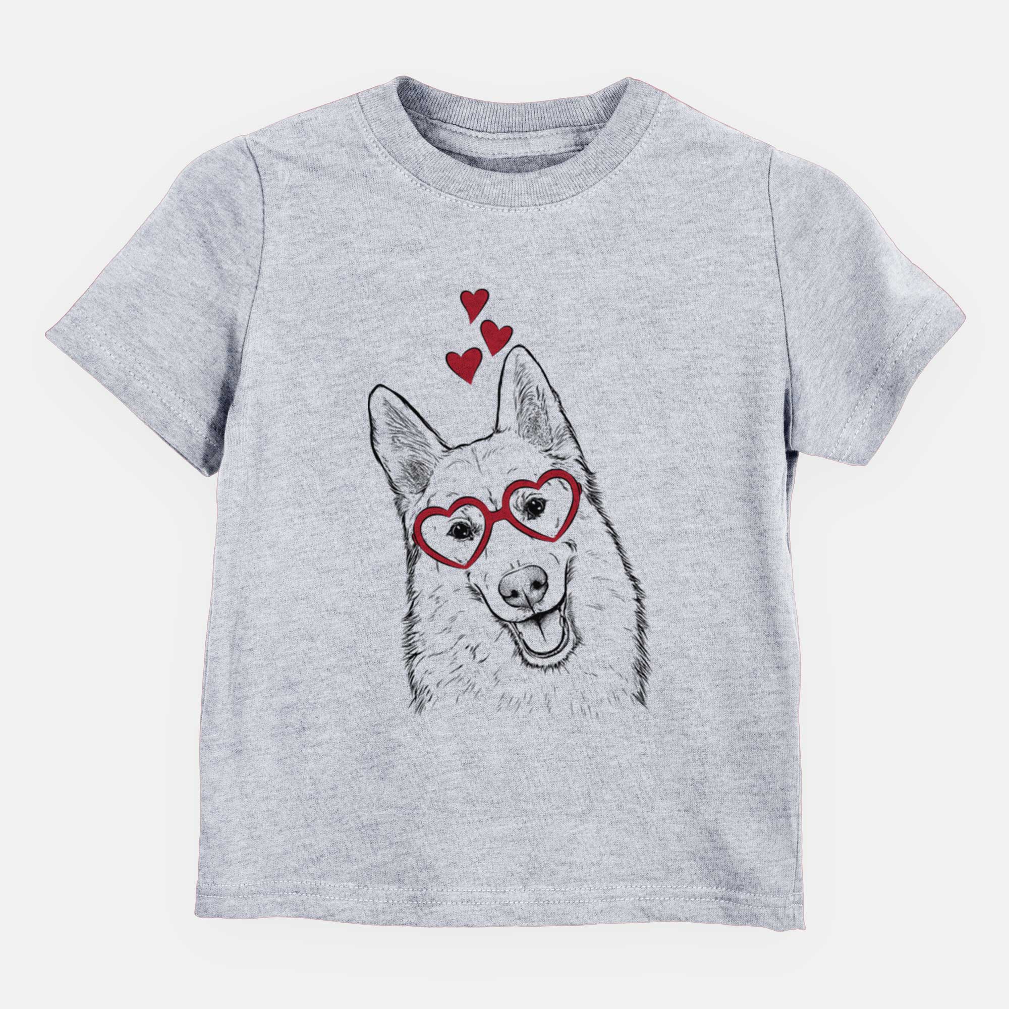 Valentine Loki the Husky Shepherd Mix - Kids/Youth/Toddler Shirt