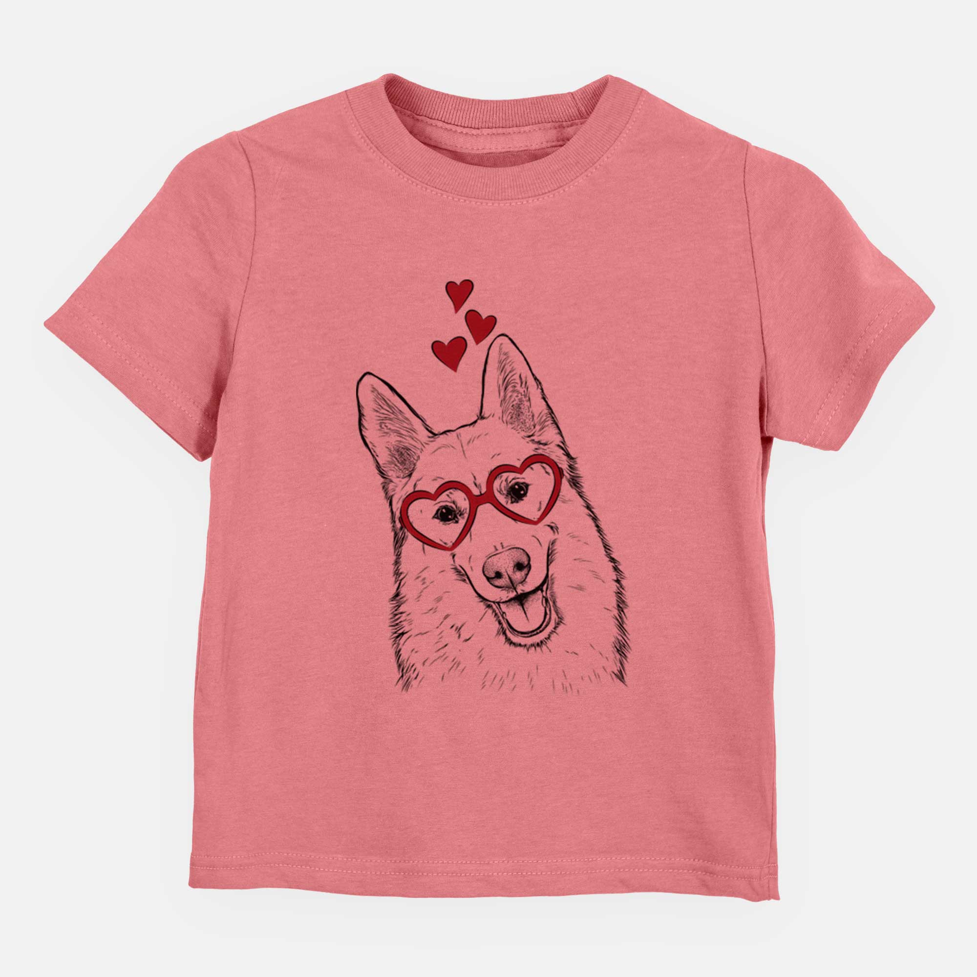 Valentine Loki the Husky Shepherd Mix - Kids/Youth/Toddler Shirt