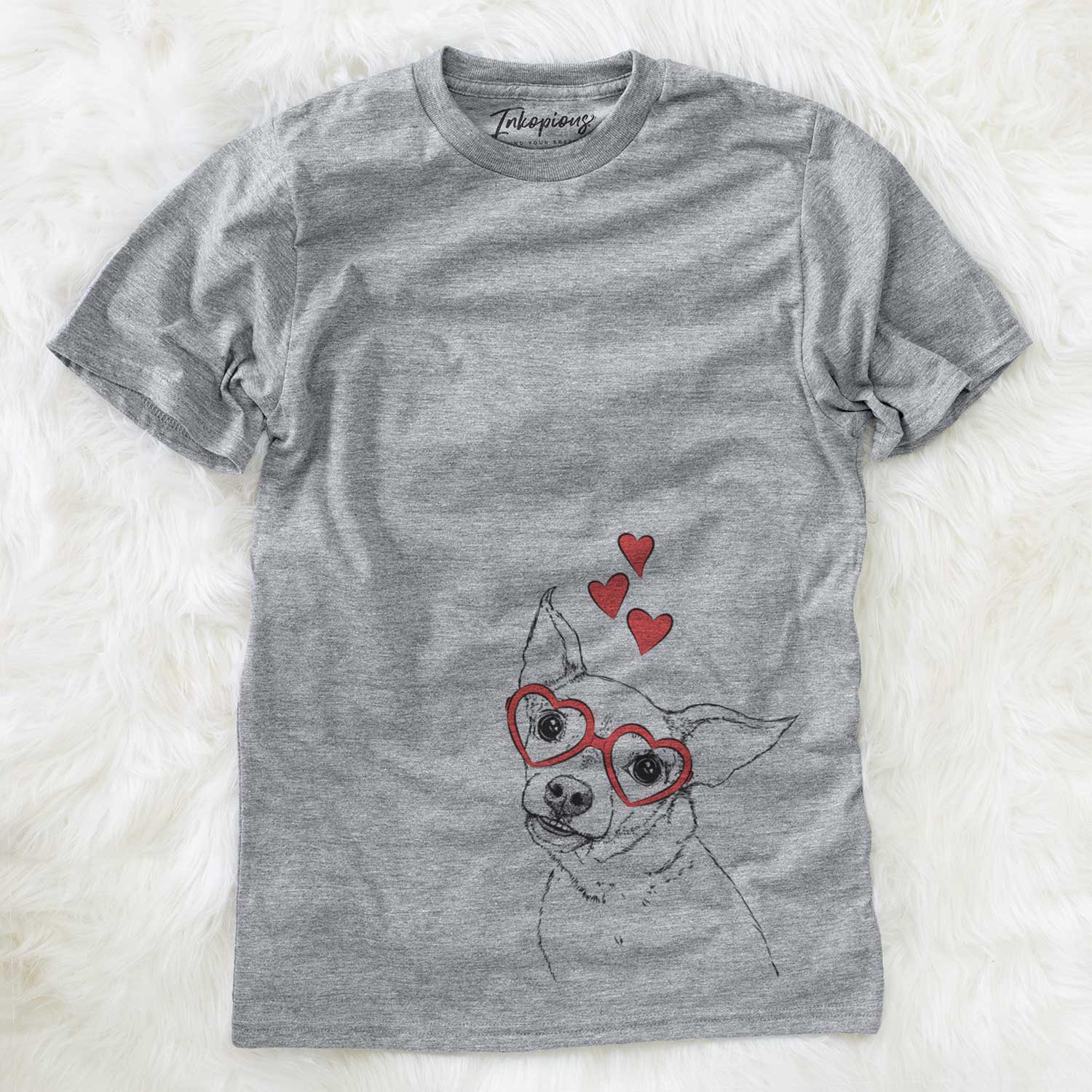 Valentine Lola the Chiweenie - Unisex Crewneck