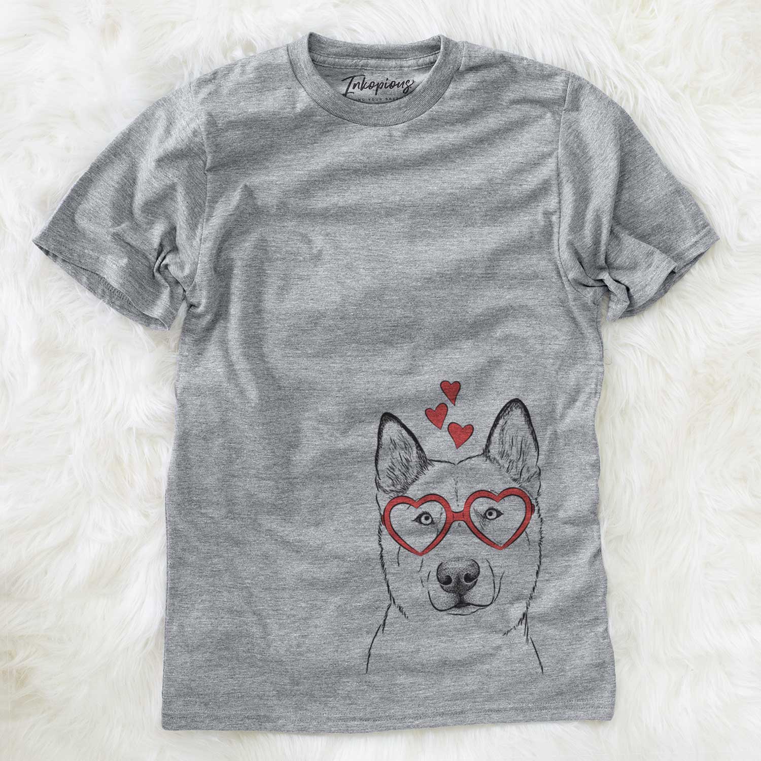 Valentine London the Siberian Husky - Unisex Crewneck