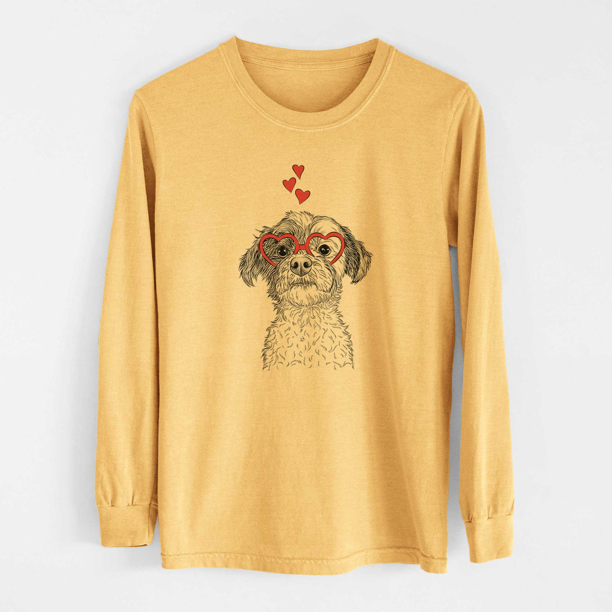 Valentine Louise the Havanese - Heavyweight 100% Cotton Long Sleeve