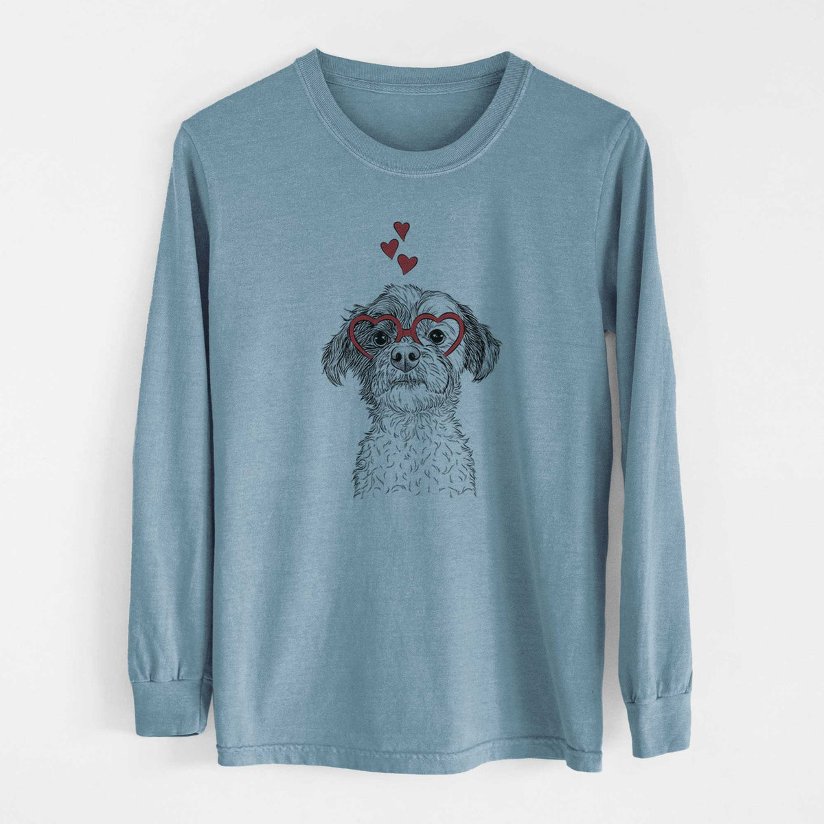 Valentine Louise the Havanese - Heavyweight 100% Cotton Long Sleeve
