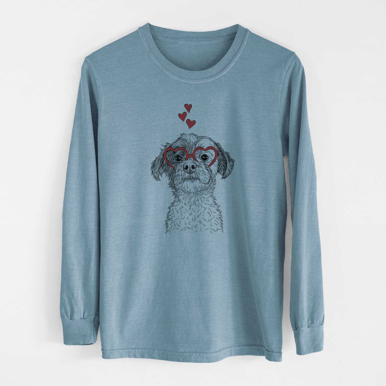 Valentine Louise the Havanese - Heavyweight 100% Cotton Long Sleeve