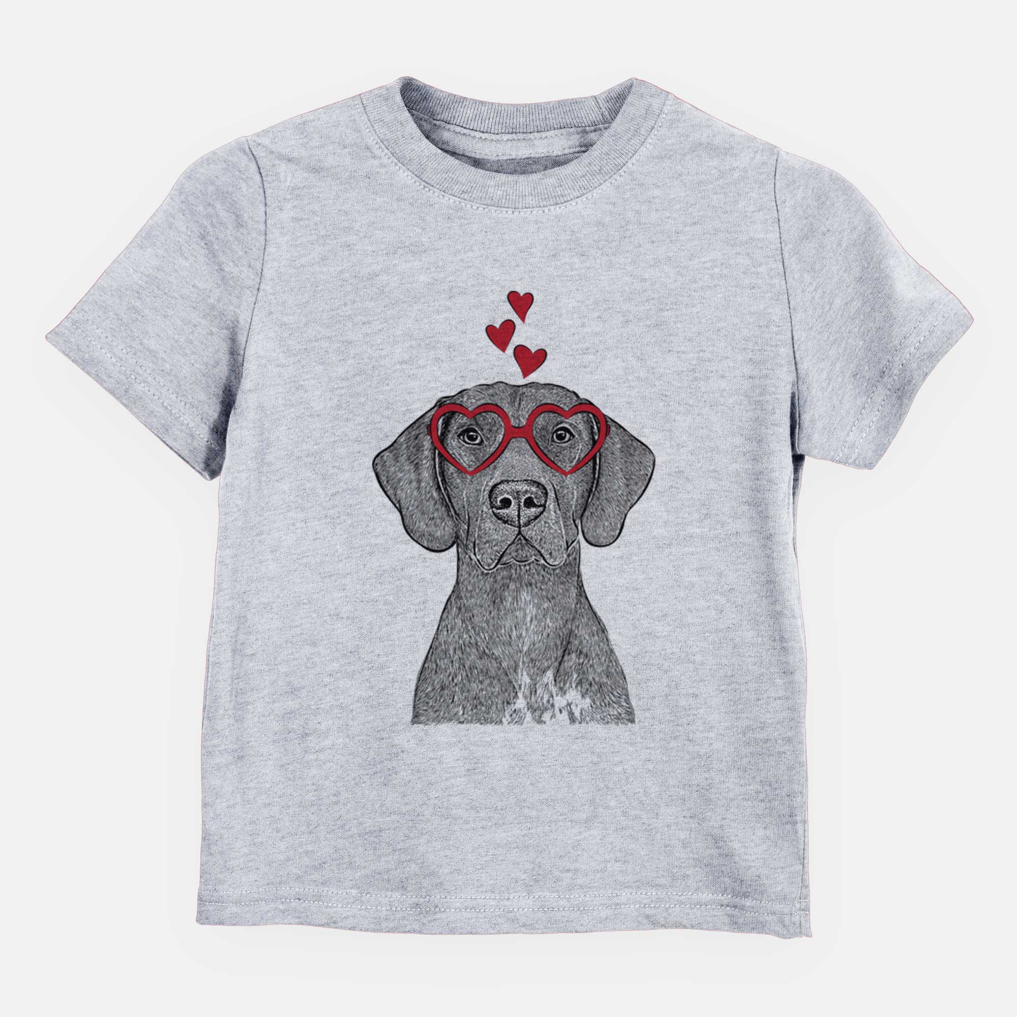 Valentine Lucifer the German Shorthaired Pointer - Kids/Youth/Toddler Shirt