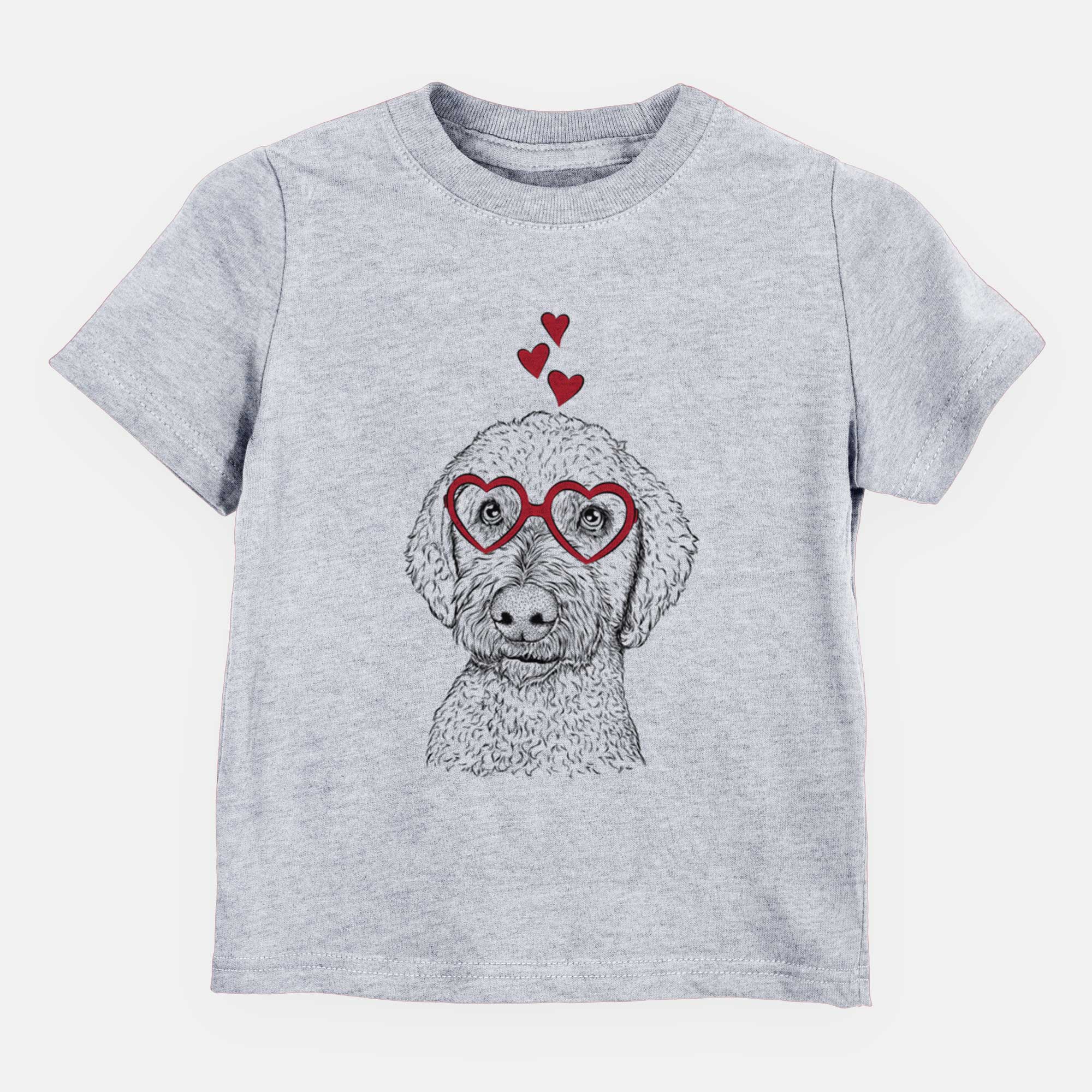 Valentine Lucy Boo the Goldendoodle - Kids/Youth/Toddler Shirt