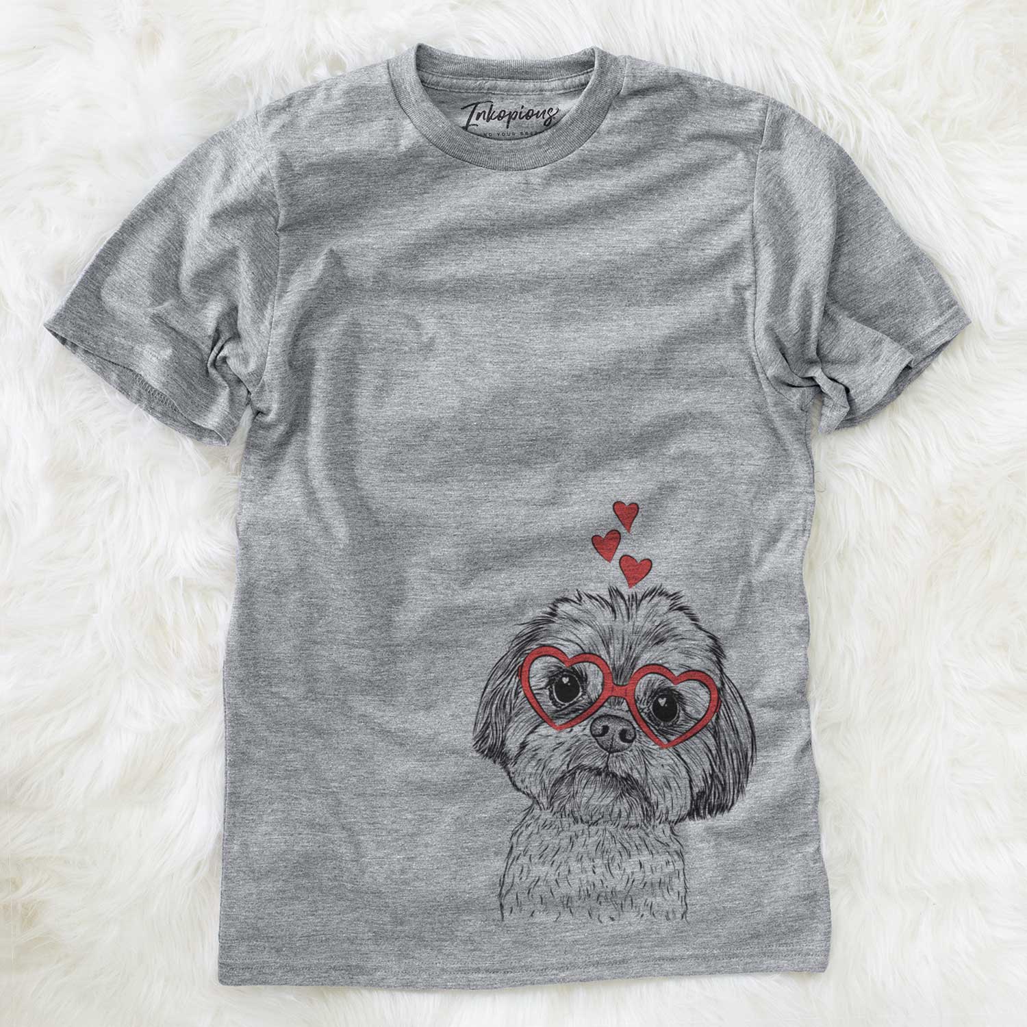 Valentine Lucy the Shorkie - Unisex Crewneck