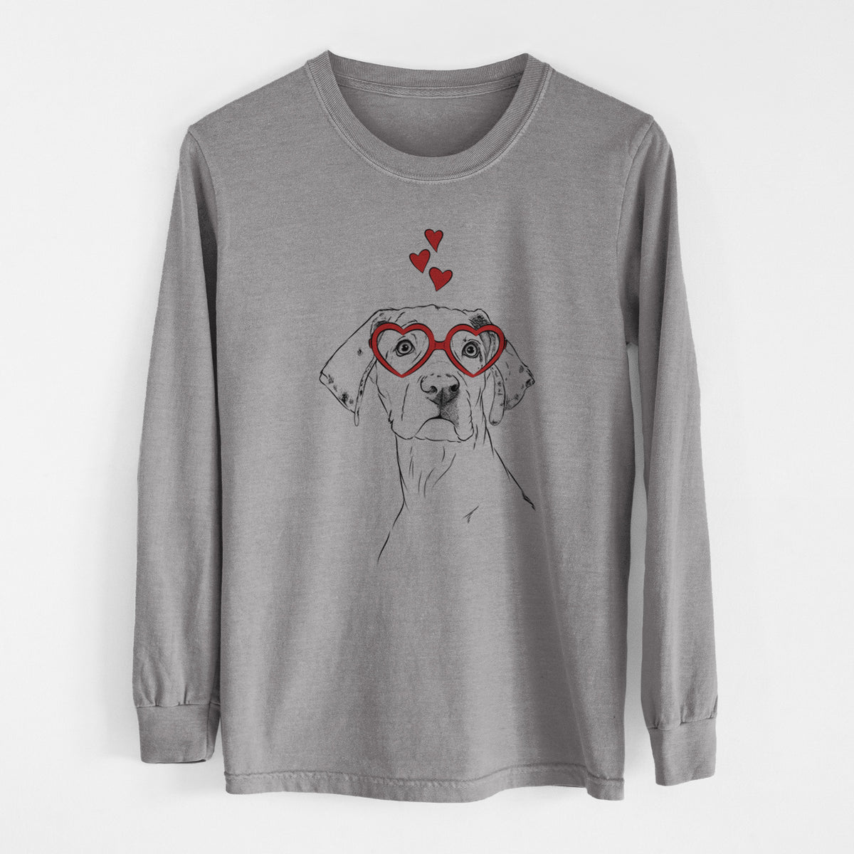 Valentine Lumen the Special Needs Great Dane - Heavyweight 100% Cotton Long Sleeve