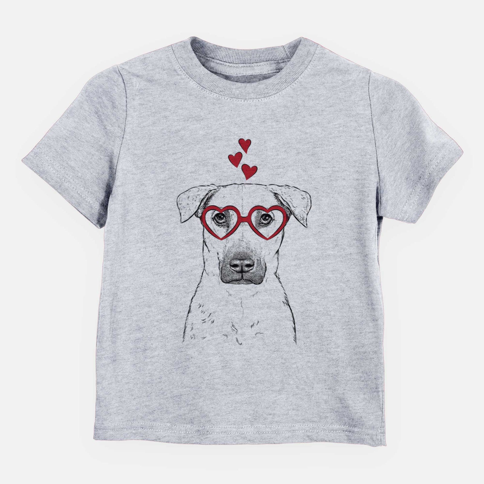 Valentine Luna the Black Mouth Cur - Kids/Youth/Toddler Shirt