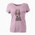 Valentine Luna the Doberman Pinscher - Women's V-neck Shirt