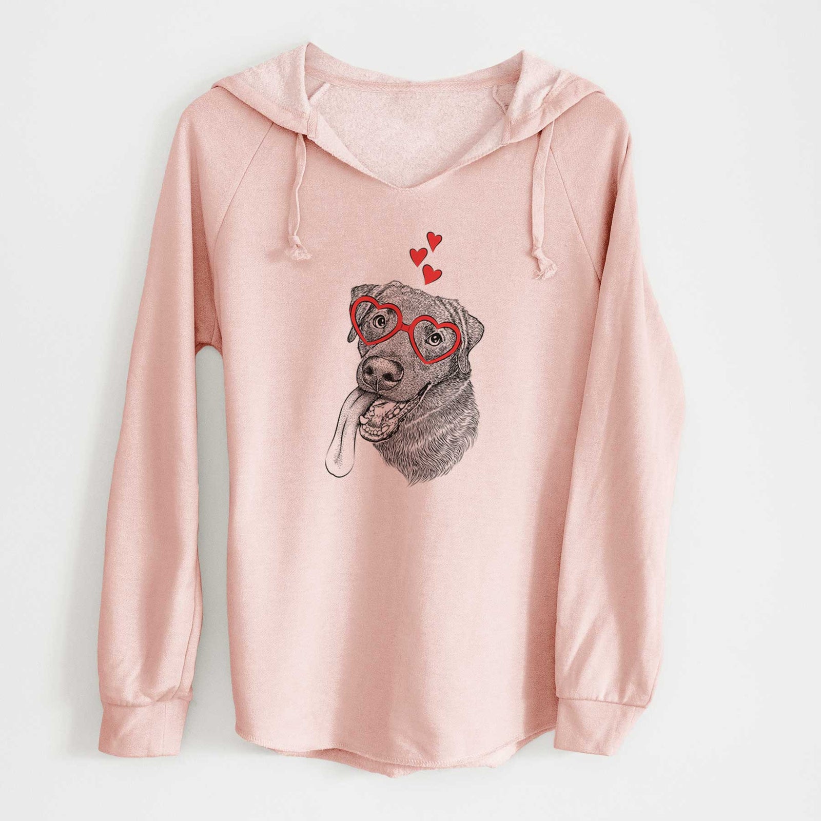 Valentine Macaroni the Lab Mix - Cali Wave Hooded Sweatshirt