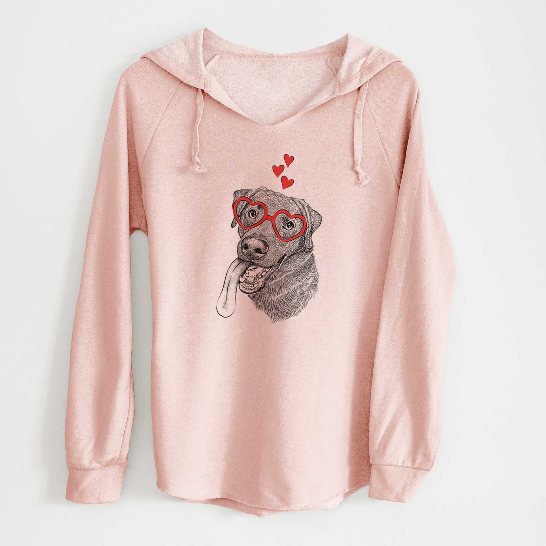 Valentine Macaroni the Lab Mix - Cali Wave Hooded Sweatshirt