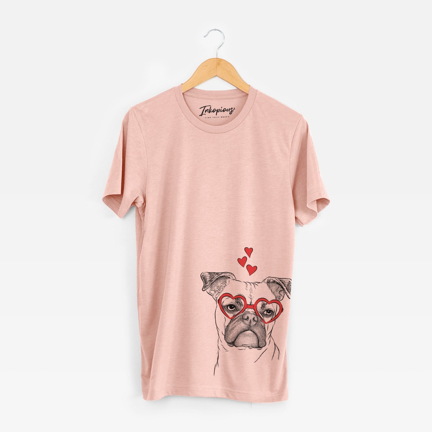 Valentine Mack the Bugg (Boston Terrier/Pug) - Unisex Crewneck