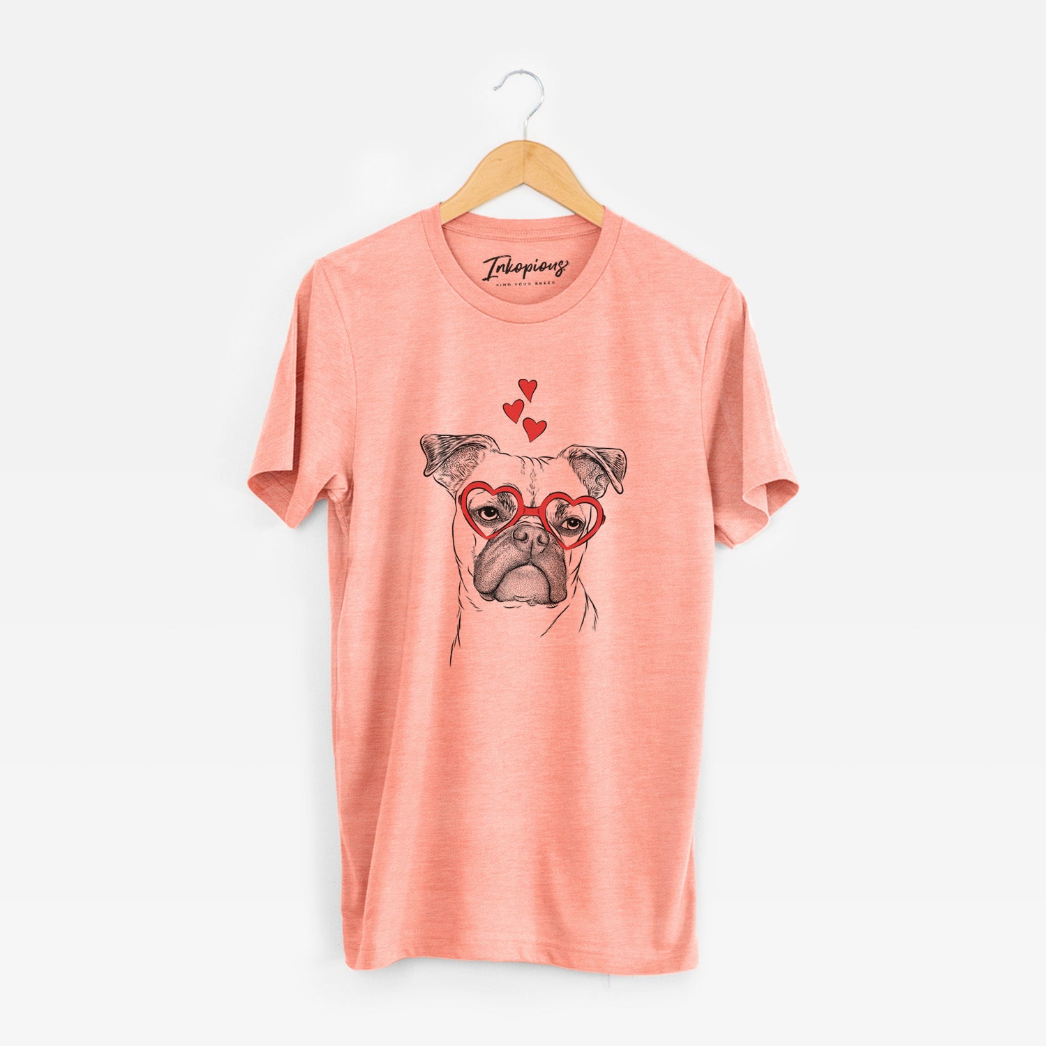 Valentine Mack the Bugg (Boston Terrier/Pug) - Unisex Crewneck