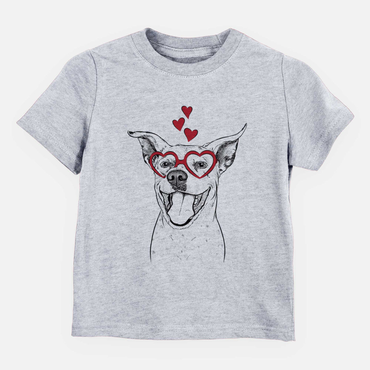 Valentine Maddie the Dalmatian Pitbull Mix - Kids/Youth/Toddler Shirt