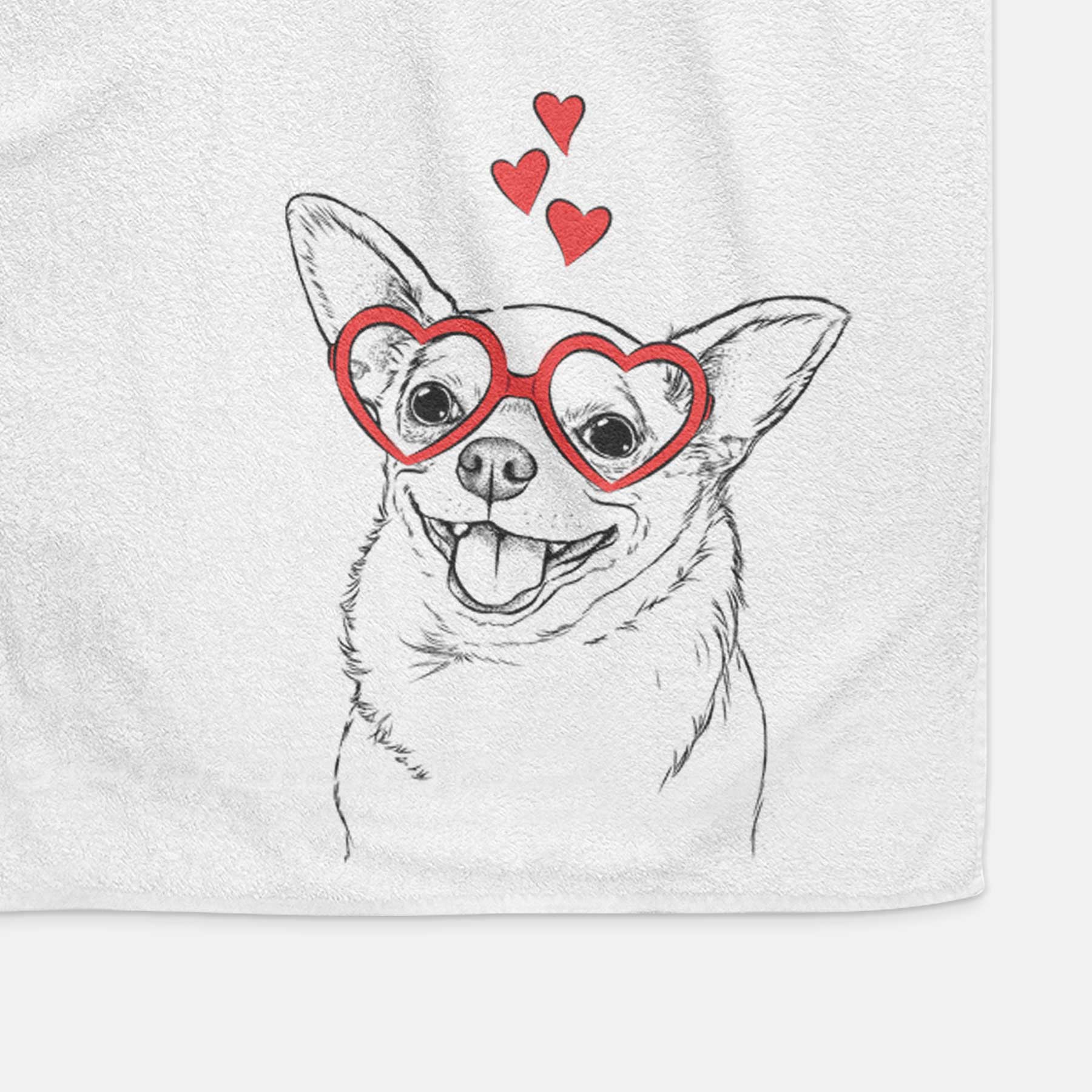 Maddison Pearl the Chihuahua Decorative Hand Towel