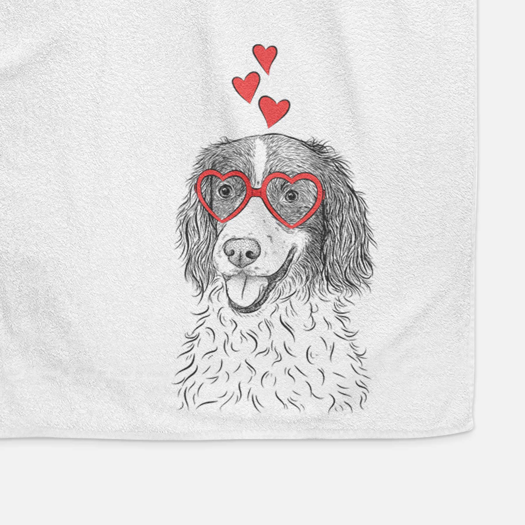 Maggie the Springer Spaniel Decorative Hand Towel