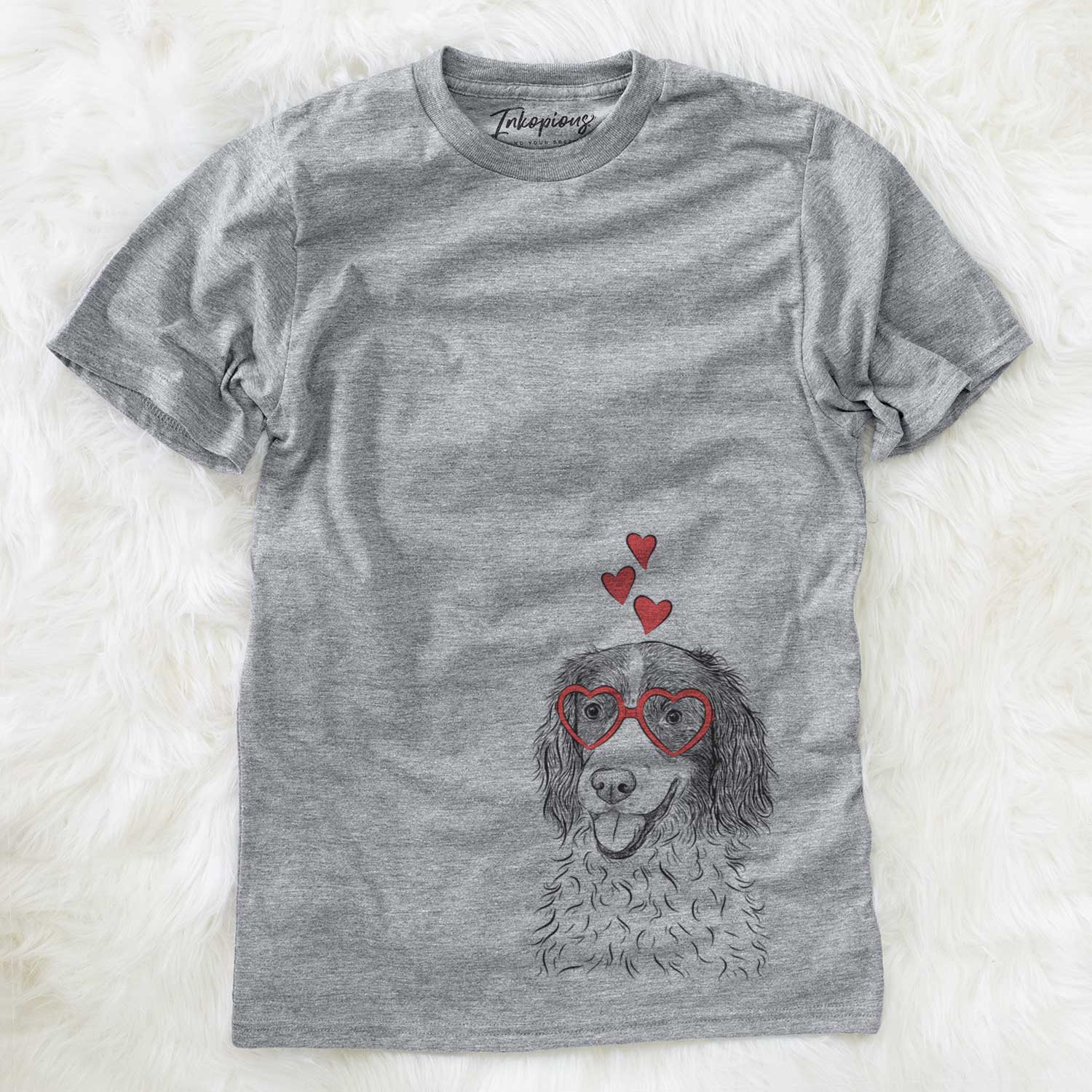 Valentine Maggie the Springer Spaniel - Unisex Crewneck