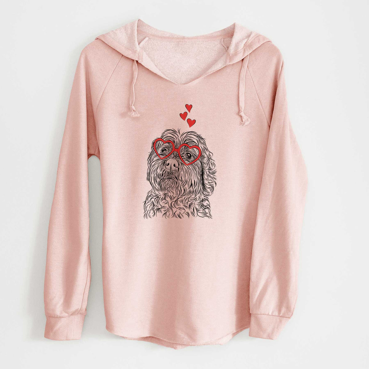Valentine Maggie Girl the Cockapoo - Cali Wave Hooded Sweatshirt
