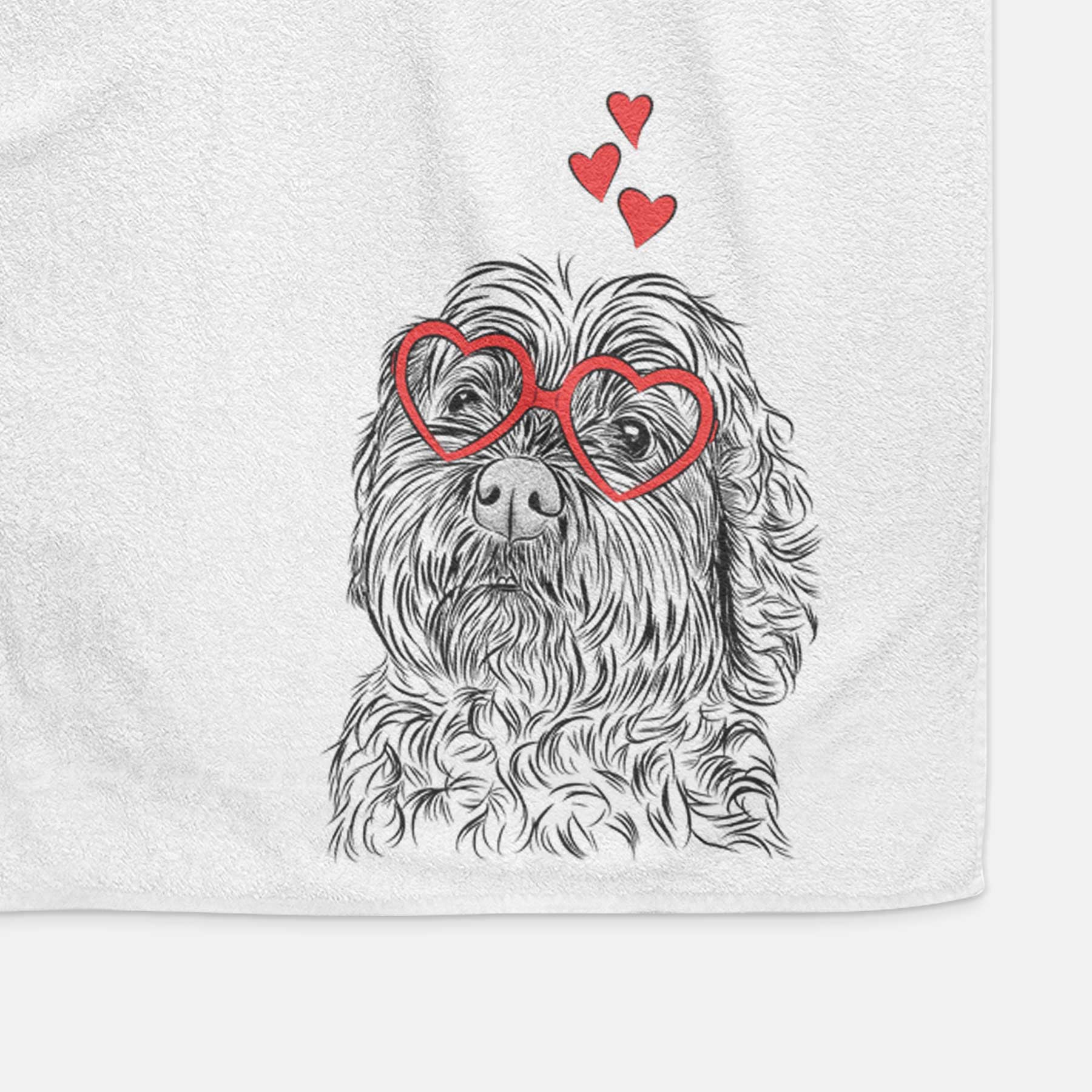 Maggie Girl the Cockapoo Decorative Hand Towel