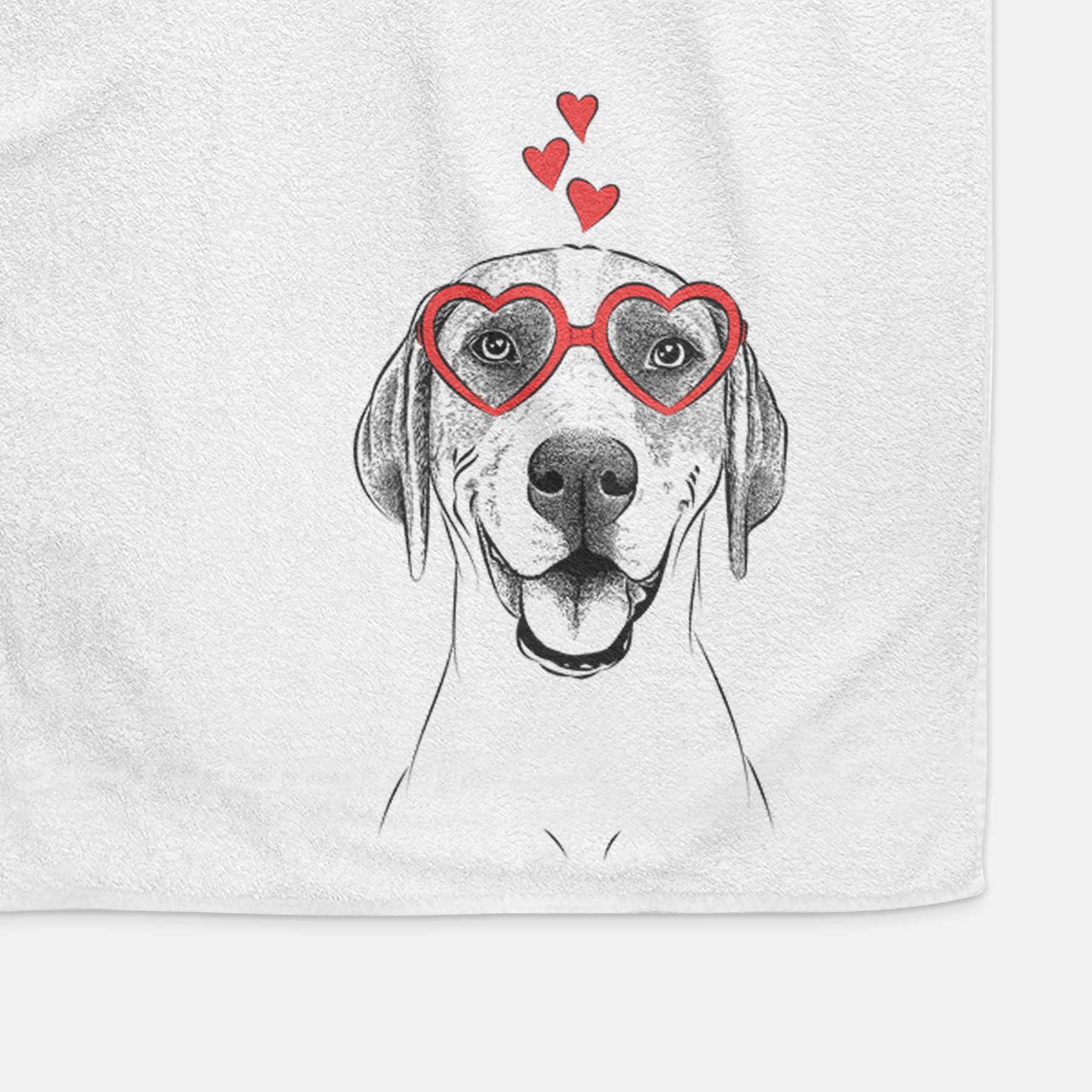 Maggie the Treeing Walker Coonhound Decorative Hand Towel