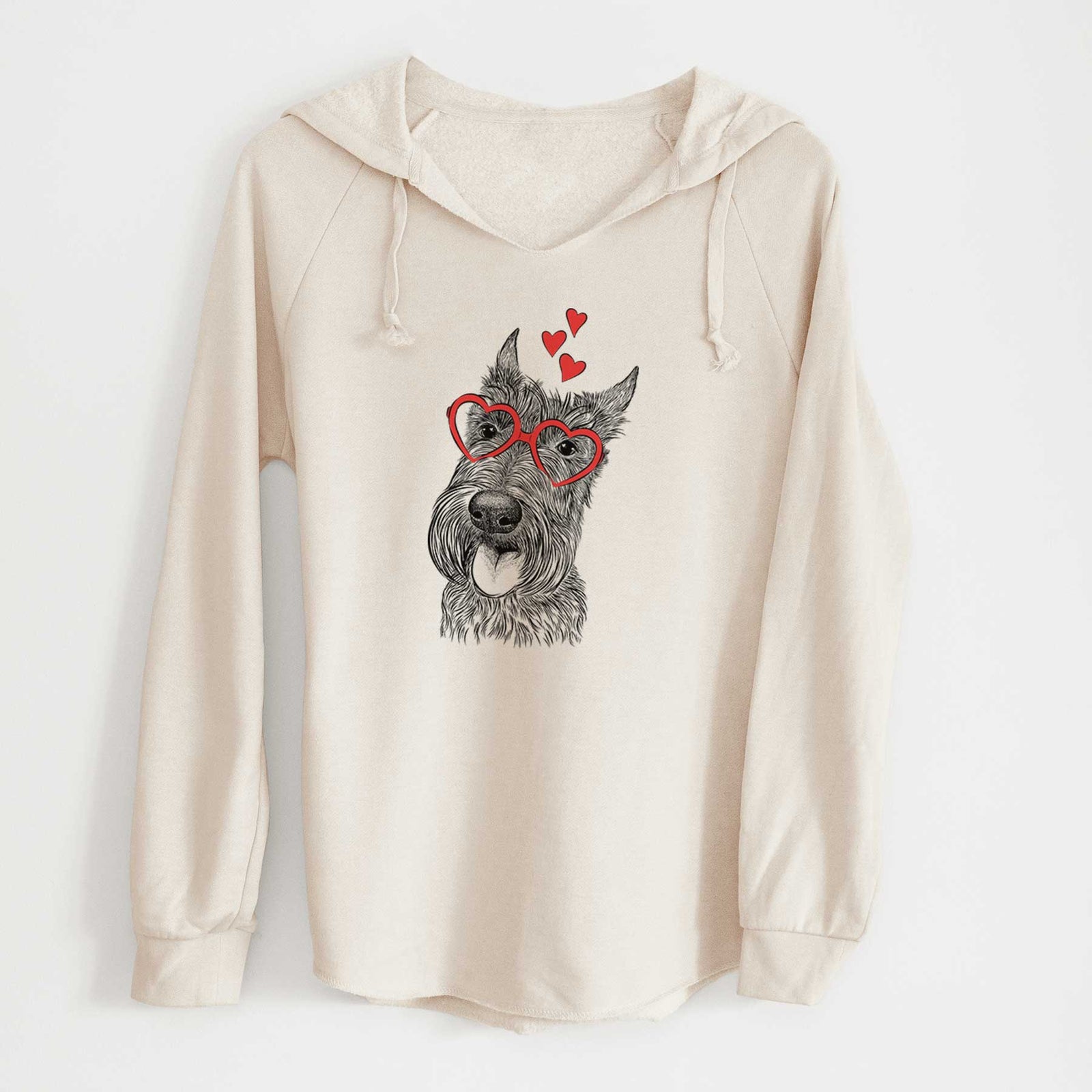 Valentine Magnus the Scottish Terrier - Cali Wave Hooded Sweatshirt