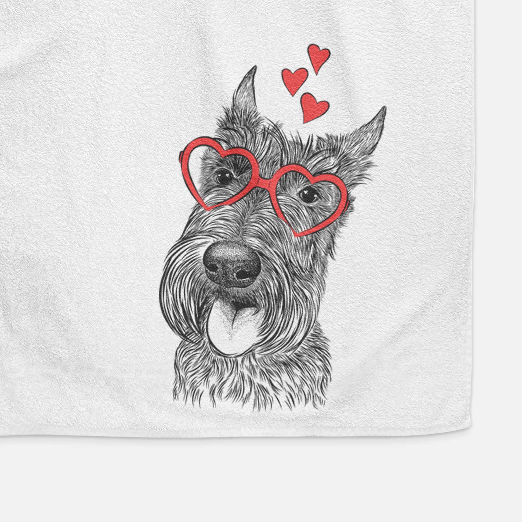 Magnus the Scottish Terrier Decorative Hand Towel