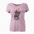 Valentine Magnus the Scottish Terrier - Women's V-neck Shirt