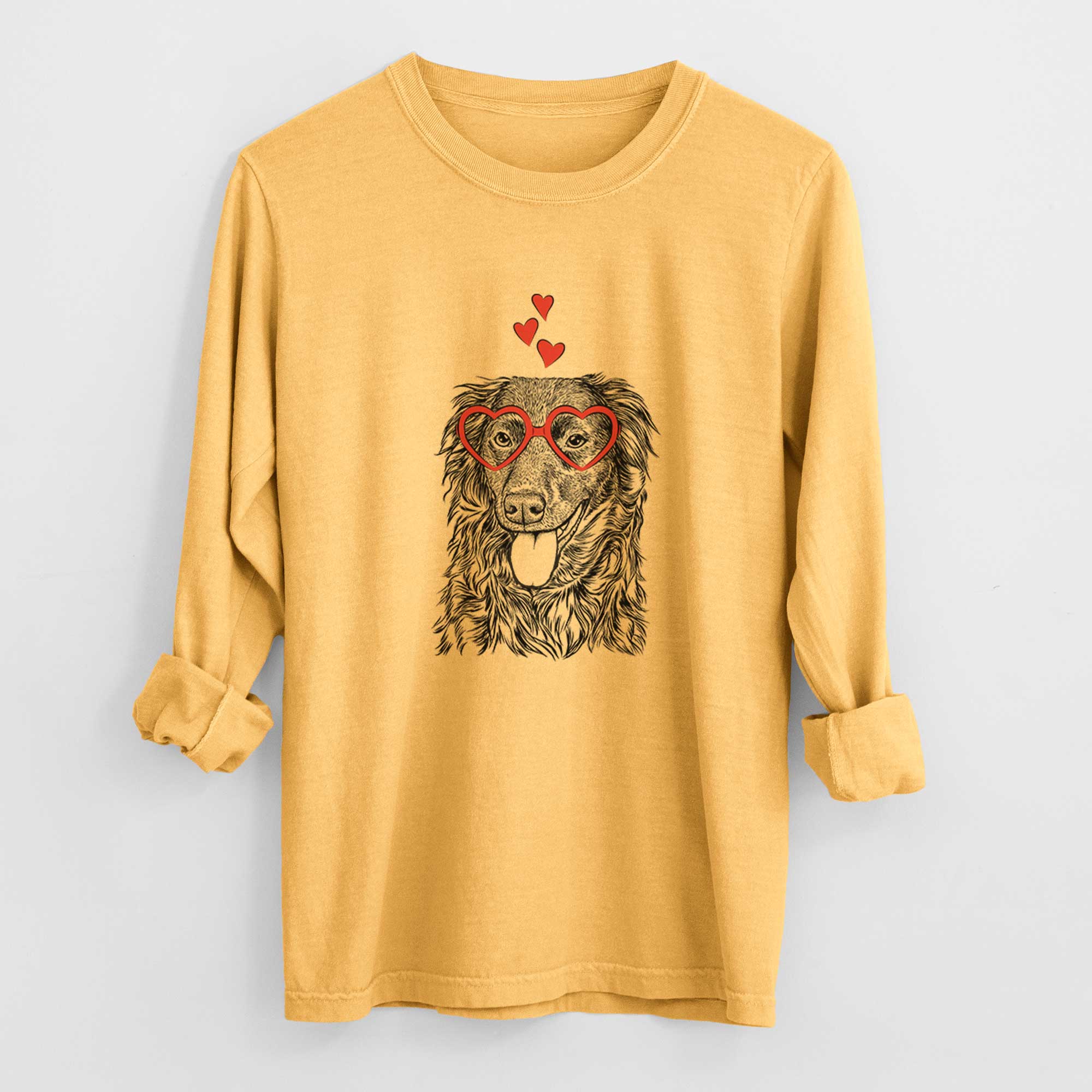 Valentine Maisie Mae the Aussiedor - Heavyweight 100% Cotton Long Sleeve