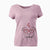 Valentine Major the Pitbull - Women's V-neck Shirt