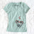 Valentine Malia the American Foxhound Mix - Women's V-neck Shirt