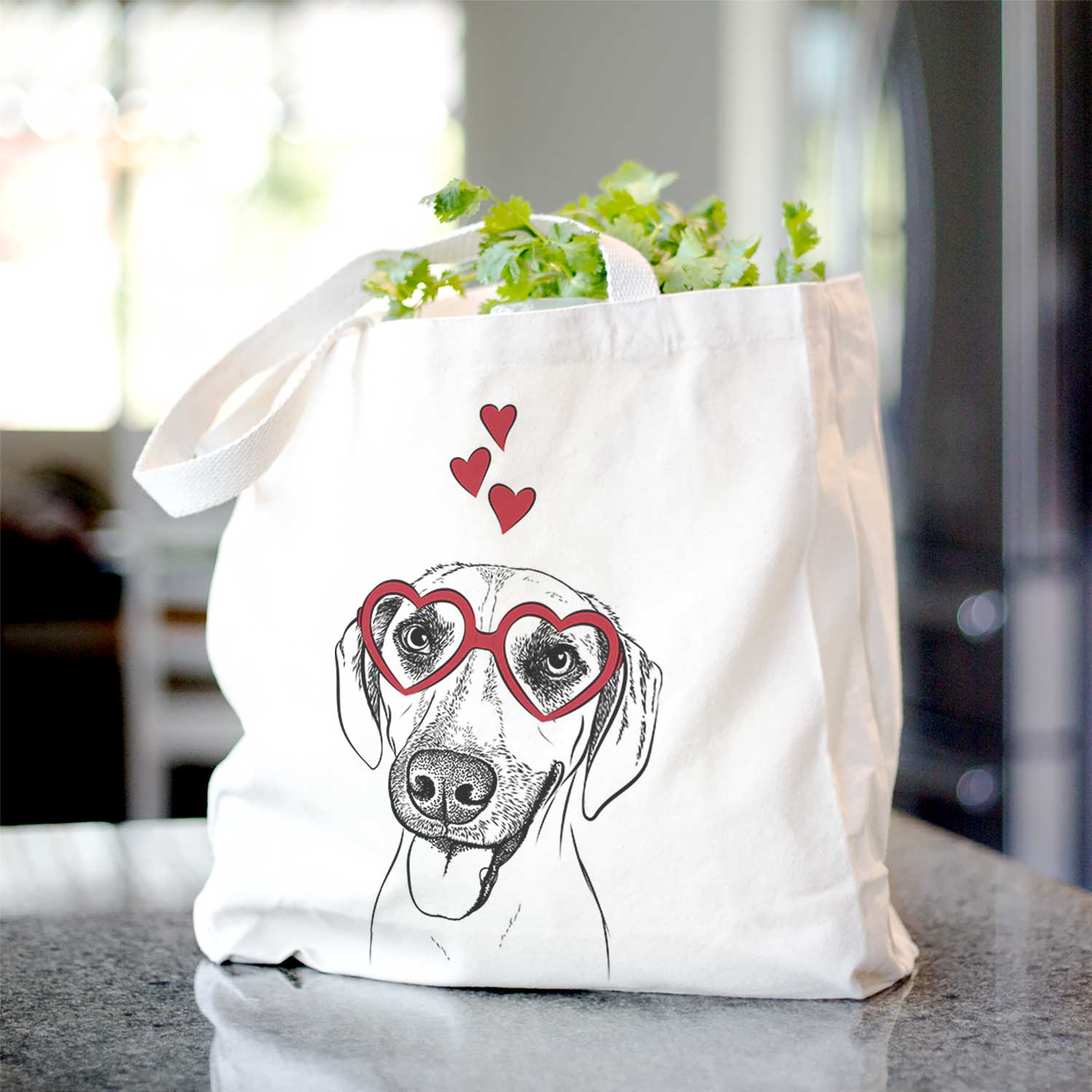 Malia the American Foxhound Mix - Tote Bag