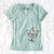 Valentine Malibu the Staffordshire Terrier/Pitbull Mix - Women's Perfect V-neck Shirt