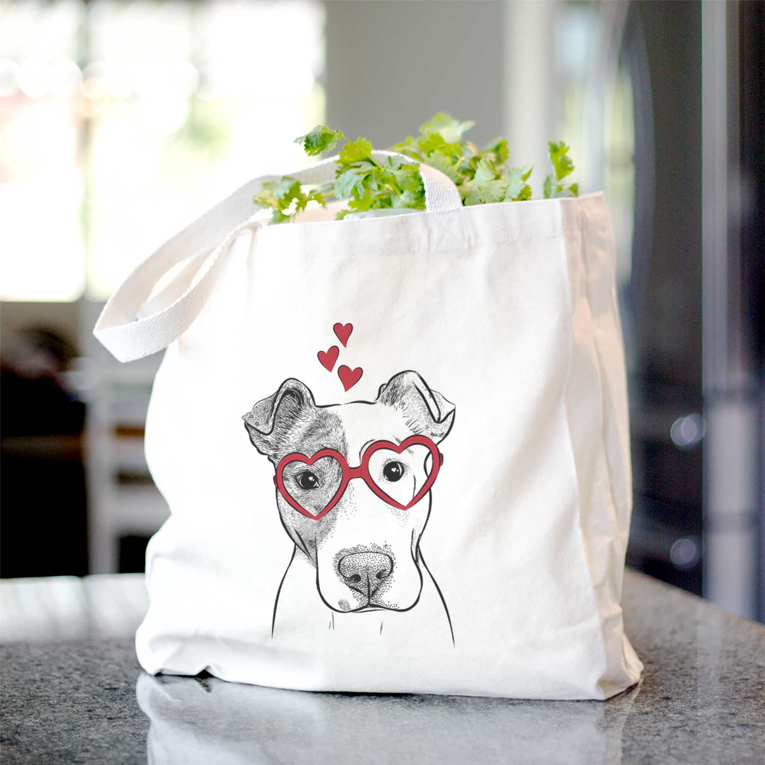 Manchi the Pitbull Mix - Tote Bag