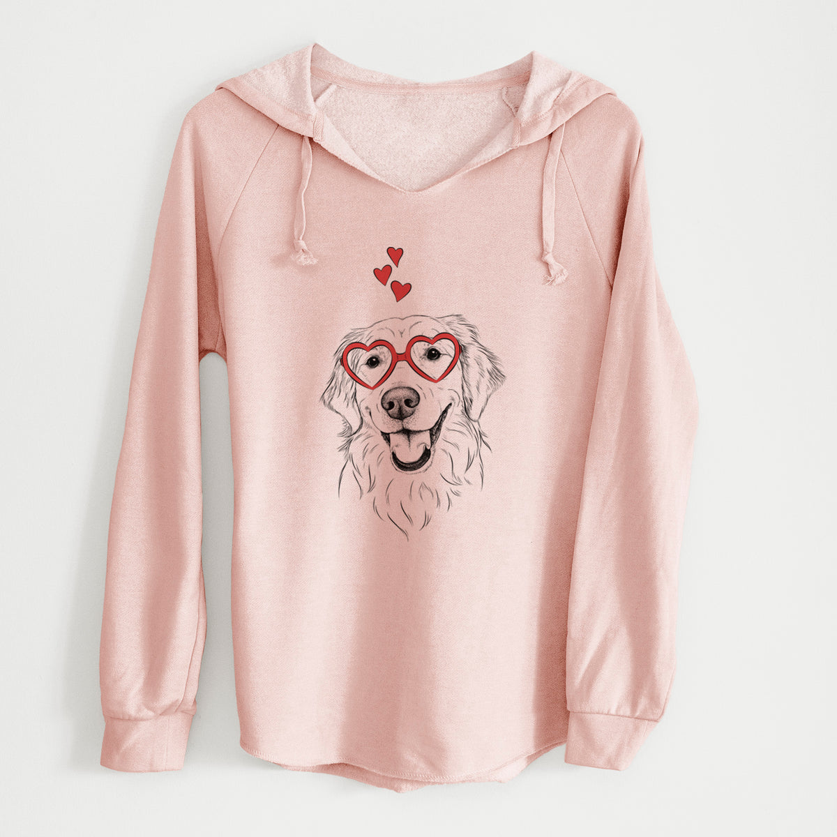 Valentine Maple the Golden Retriever - Cali Wave Hooded Sweatshirt